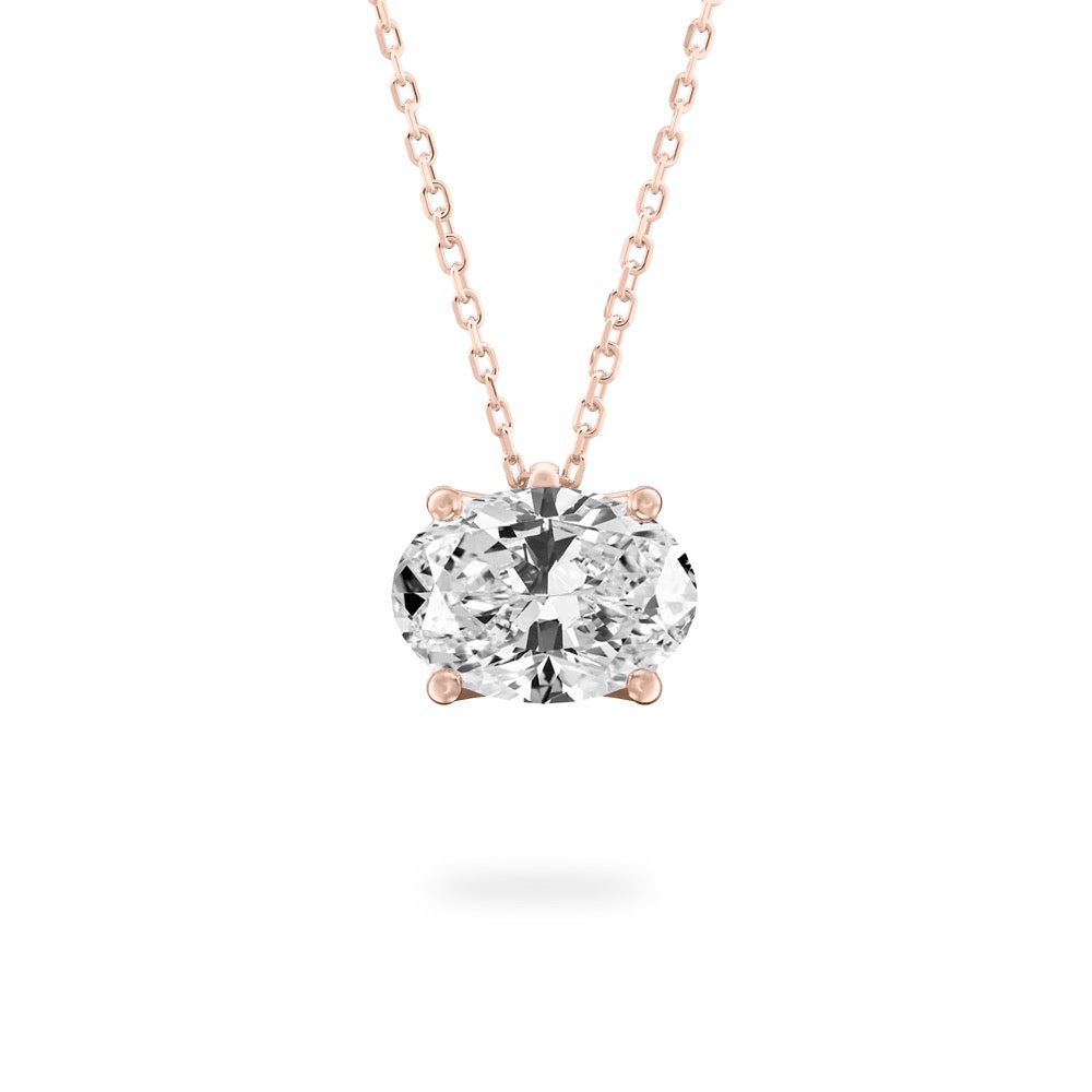 Taraang - Oval Diamond Pendant