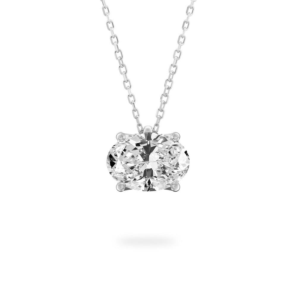 Taraang - Oval Diamond Pendant