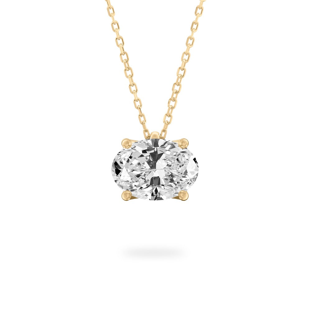 Taraang - Oval Diamond Pendant