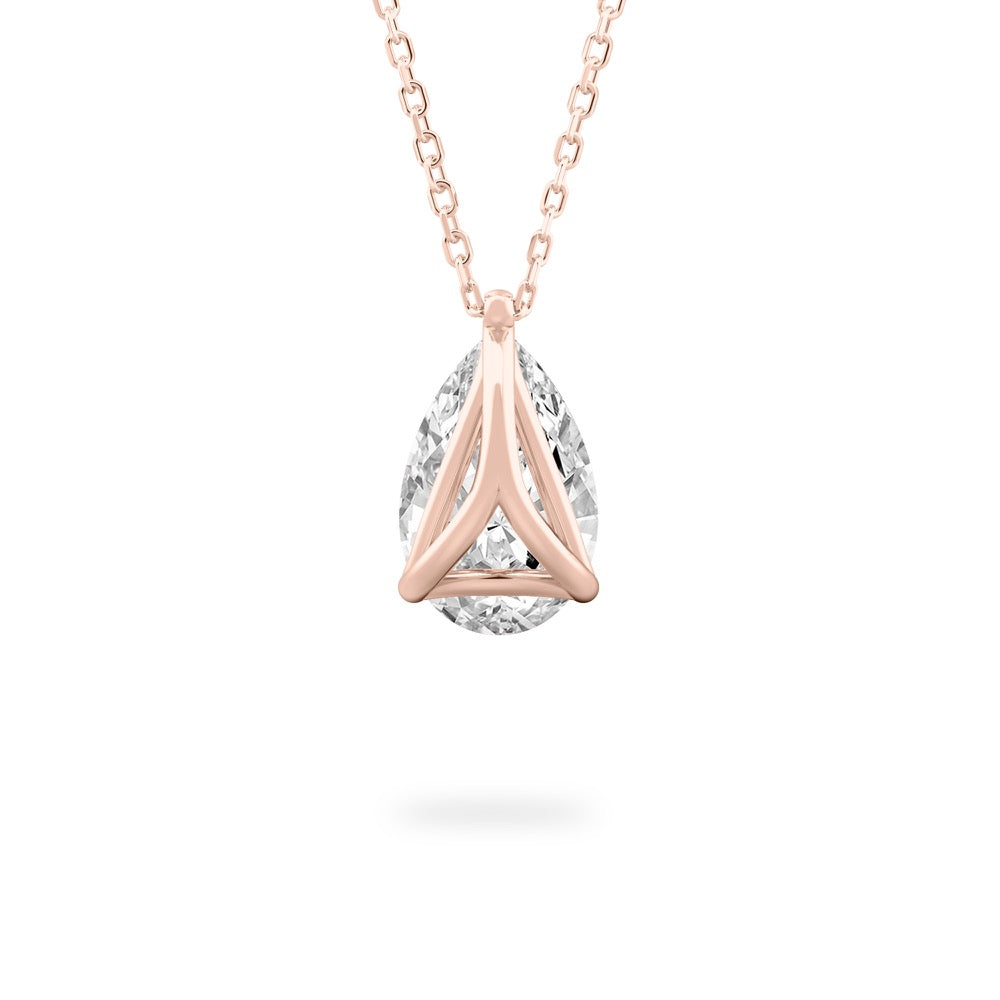 Taraang - Pear Diamond Pendant
